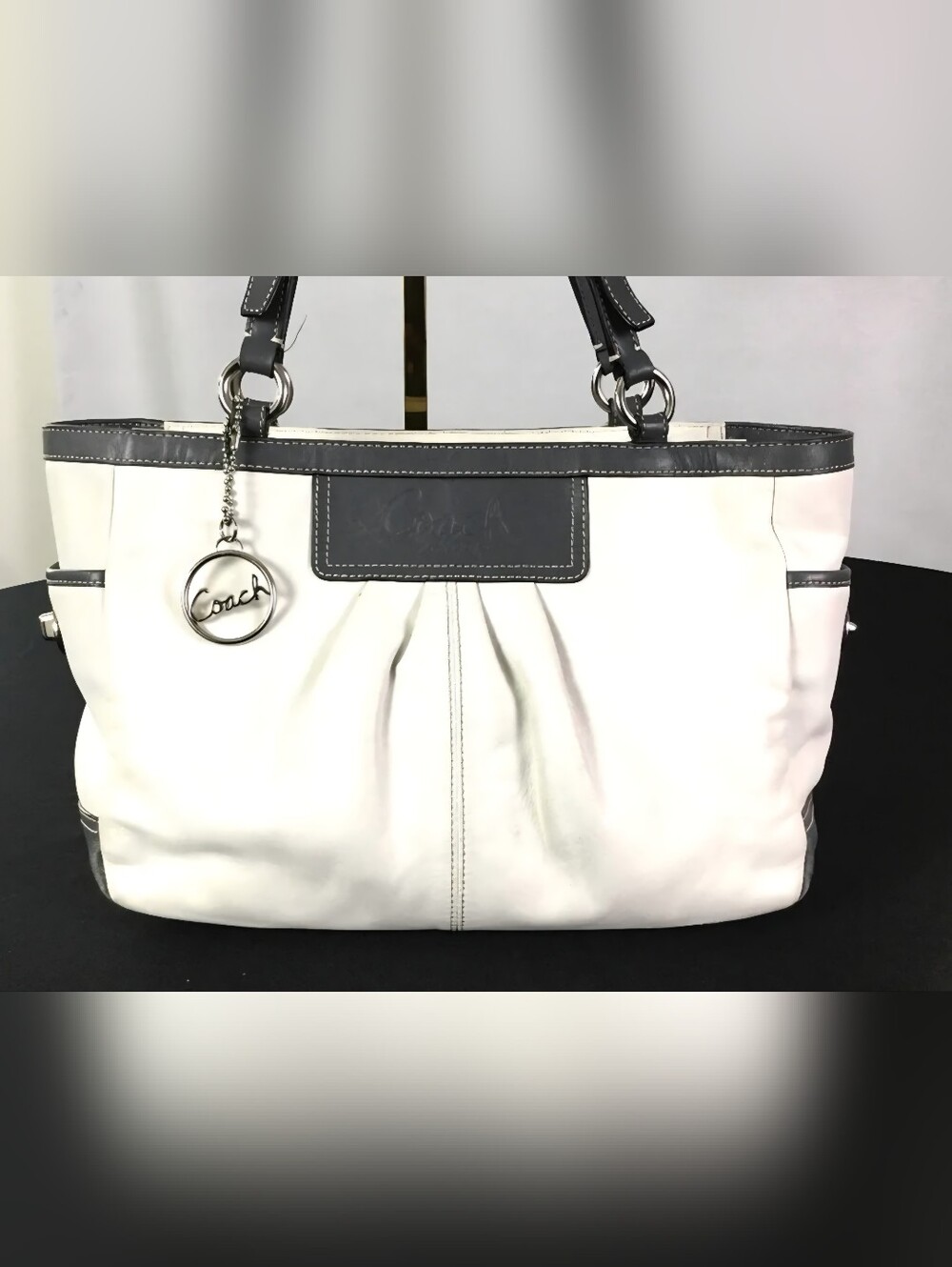 Coach 2010 Y2K Pleated East West Gallery Shoulder Bag (F13759) - Picture 5 of 6